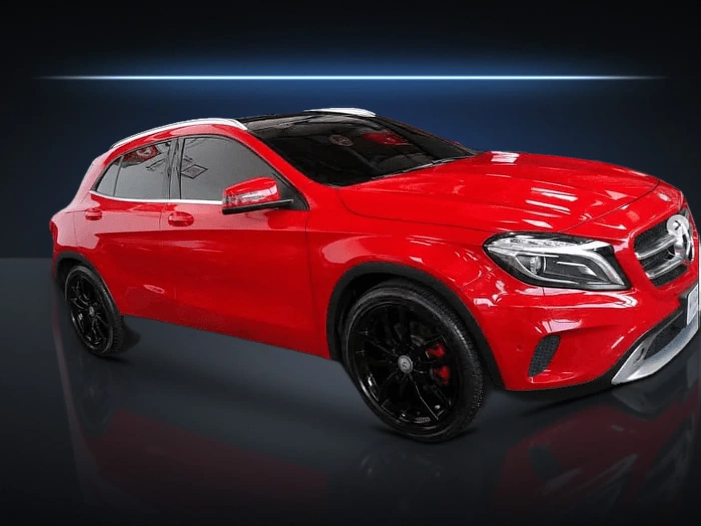Mercedes vermelha depois da estética na AGURY
